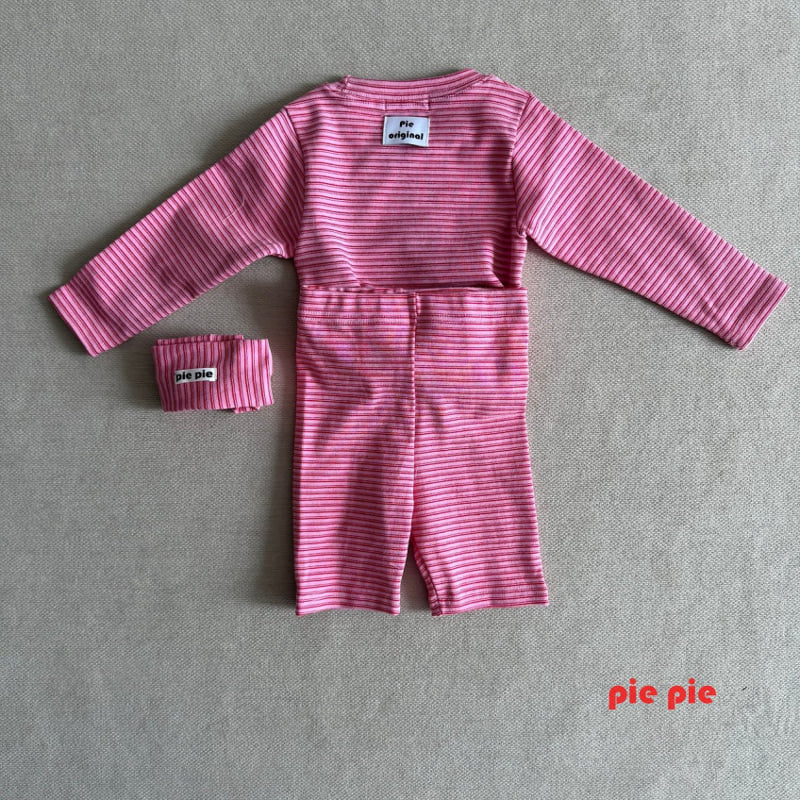 Pie - Korean Baby Fashion - #onlinebabyboutique - Strawberry Milk Leggings - 9