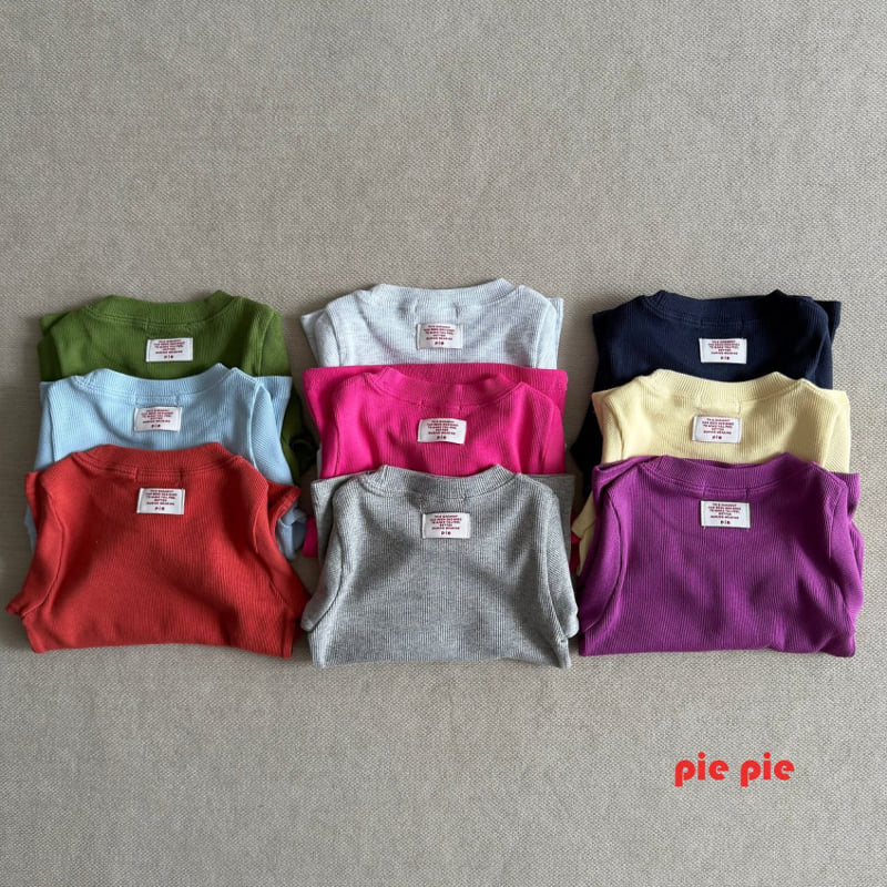 Pie - Korean Baby Fashion - #onlinebabyshop - Autumn Mimi Ribbed Tee