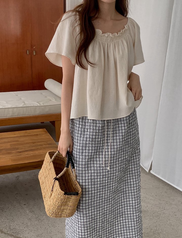 Pomelo - Korean Women Fashion - #momslook - Sarah Blouse - 10