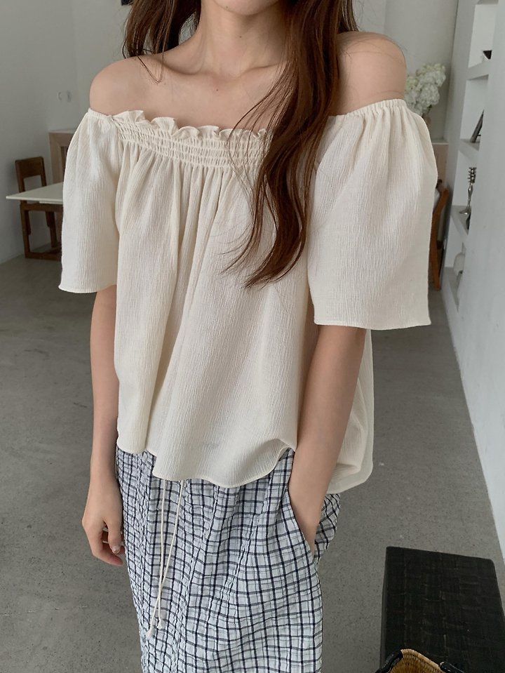 Pomelo - Korean Women Fashion - #momslook - Sarah Blouse - 5