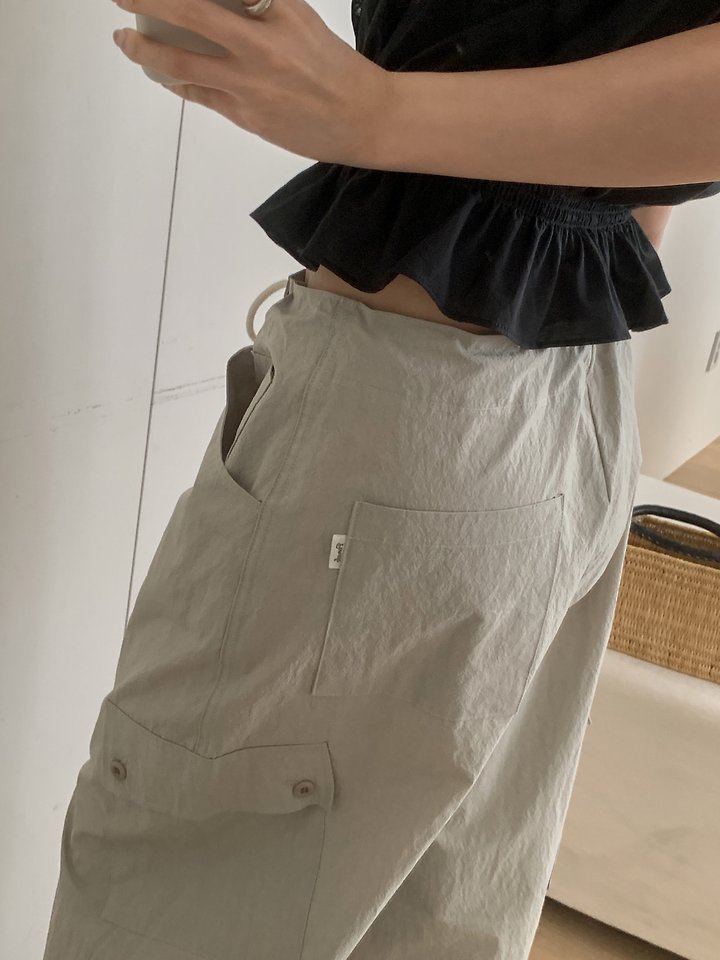 Pomelo - Korean Women Fashion - #momslook - Air Cargo Pants - 2
