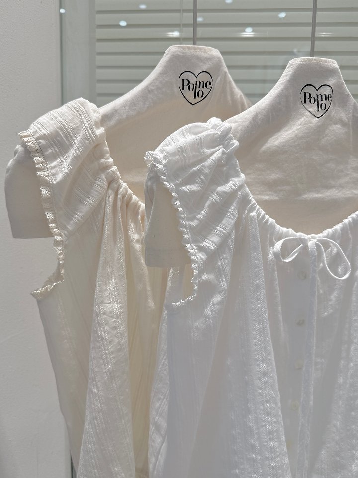 Pomelo - Korean Women Fashion - #momslook - Atelier Sleeveless Blouse - 12