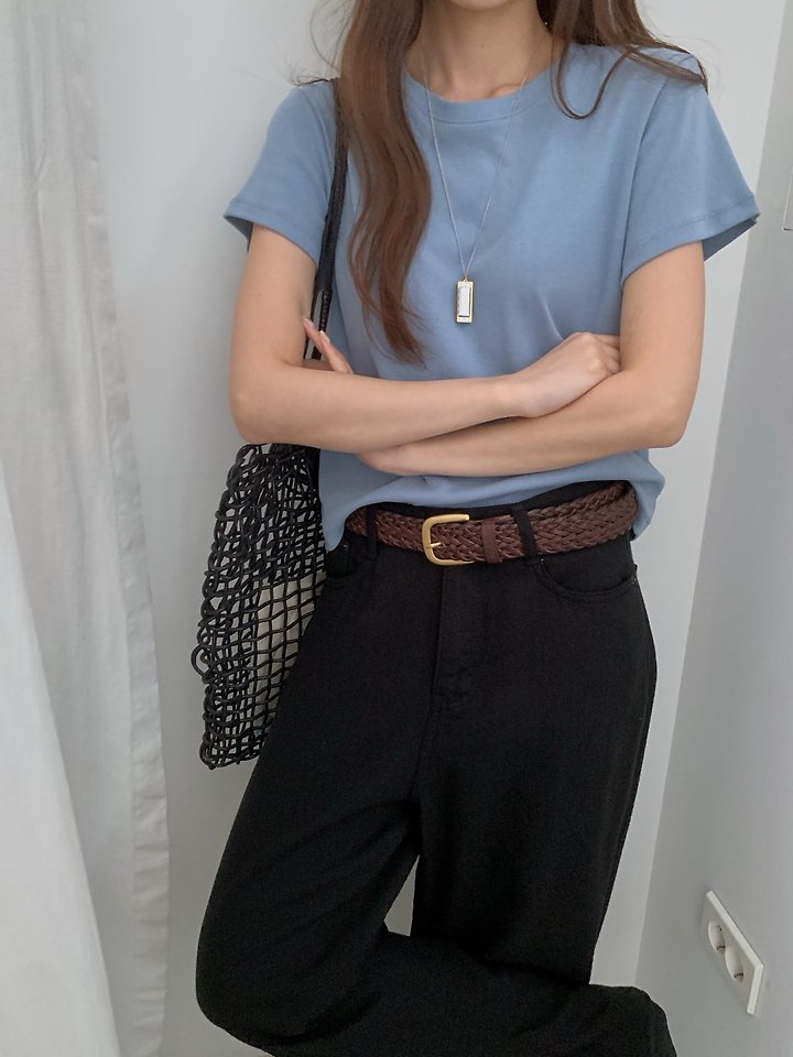 Pomelo - Korean Women Fashion - #restrostyle - Rollin Cotton Tee - 9