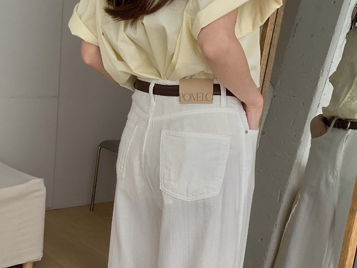 Pomelo - Korean Women Fashion - #restrostyle - Talk Denim Pants - 6