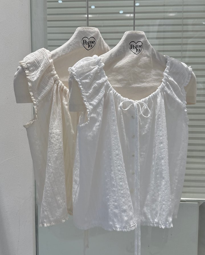 Pomelo - Korean Women Fashion - #thelittlethings - Atelier Sleeveless Blouse - 11