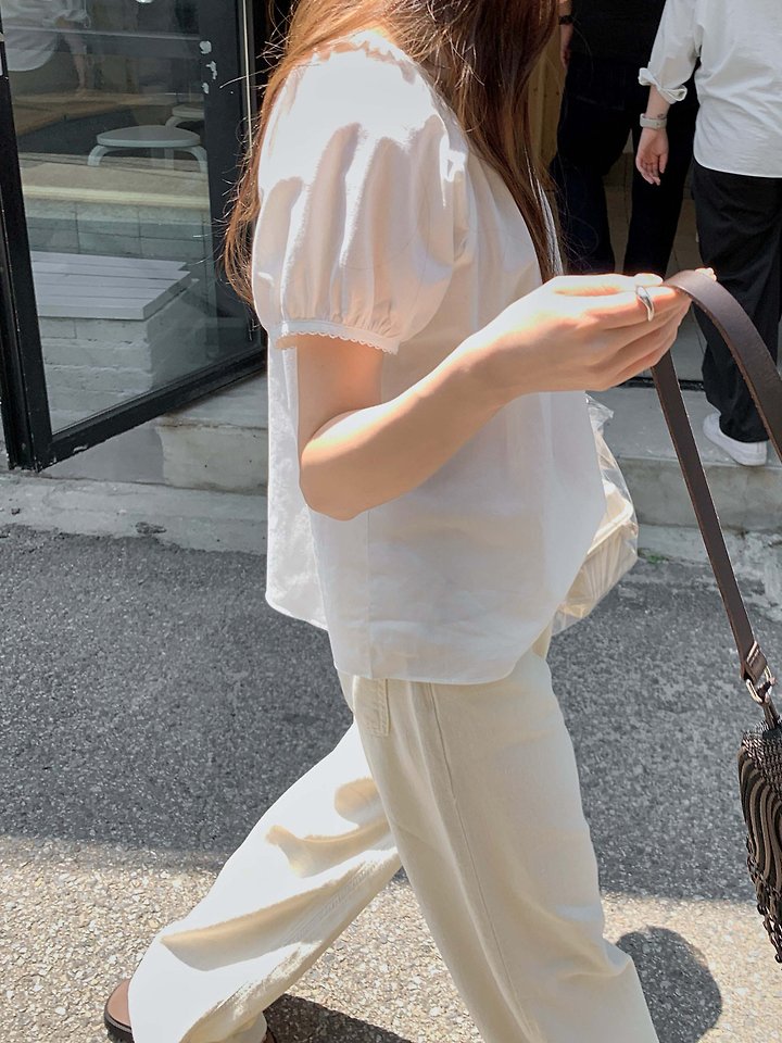 Pomelo - Korean Women Fashion - #thelittlethings - L Pintuck Blouse - 8