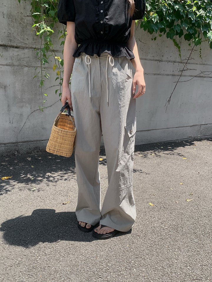 Pomelo - Korean Women Fashion - #womensfashion - Air Cargo Pants - 3