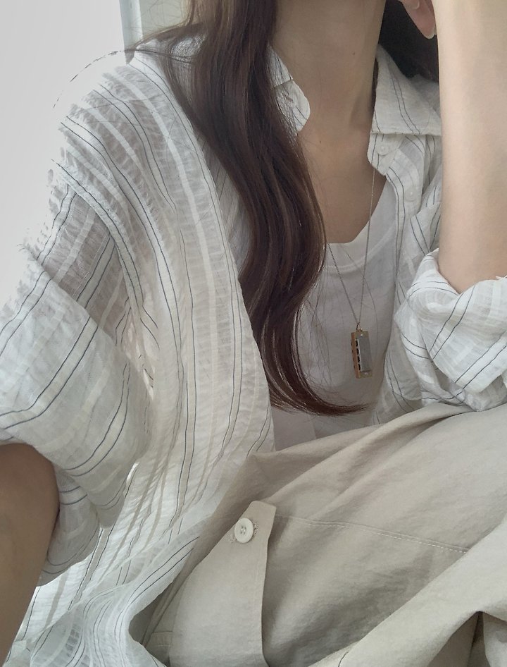 Pomelo - Korean Women Fashion - #womensfashion - Costa Shirt - 11
