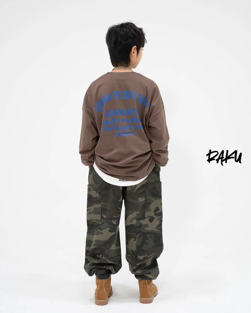 Raku - Korean Children Fashion - #Kfashion4kids - Camo Wide Pants - 8