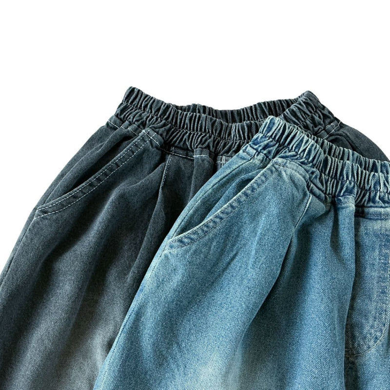 Raku - Korean Children Fashion - #Kfashion4kids - Carpenter Denim Pants - 7