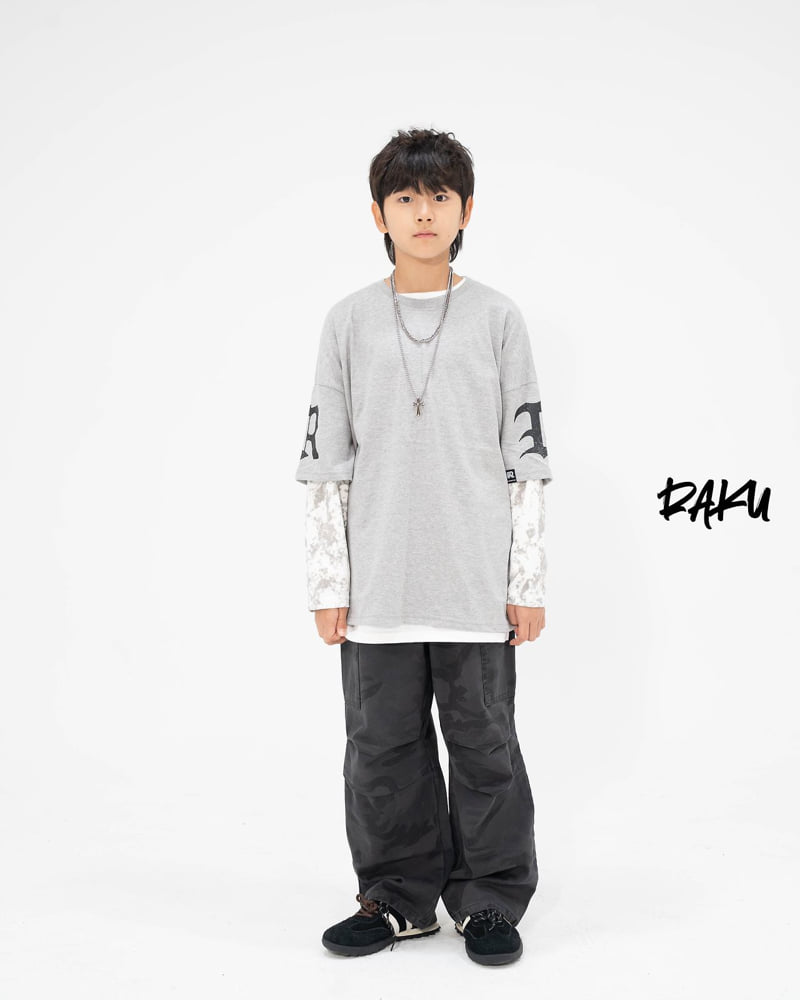 Raku - Korean Children Fashion - #Kfashion4kids - Letter Tee - 12