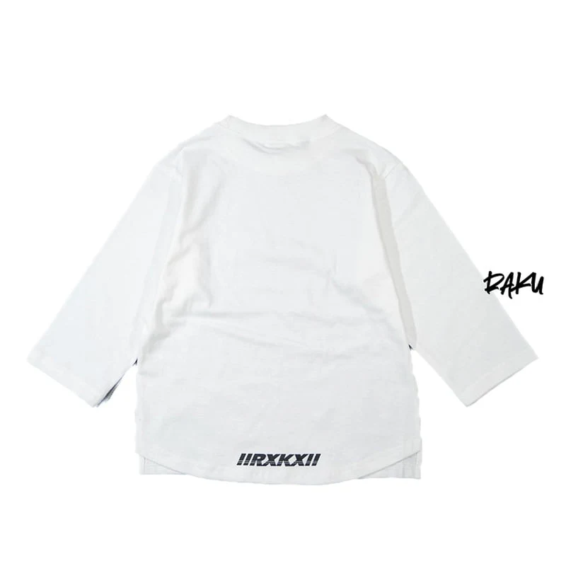 Raku - Korean Children Fashion - #childrensboutique - Asymmetric Basic Inner Tee - 5