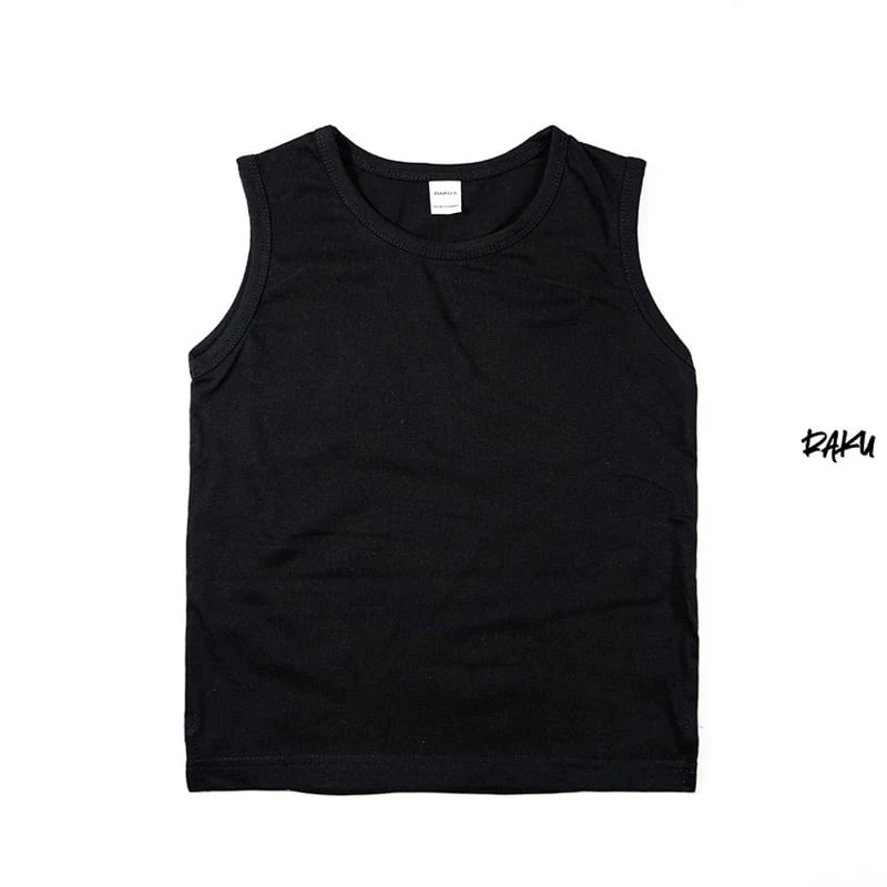 Raku - Korean Children Fashion - #discoveringself - Asymmetric Basic Inner Sleeveless Top - 6