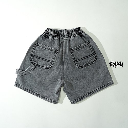 Raku - Korean Children Fashion - #kidsshorts - New Raku Denim Pants - 7