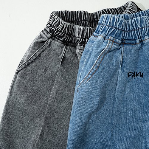 Raku - Korean Children Fashion - #kidsstore - New Raku Denim Pants - 8