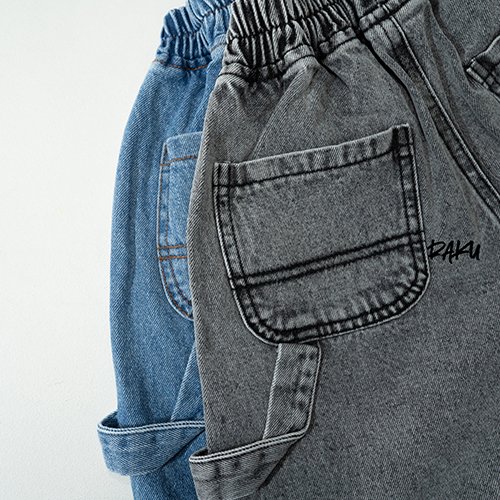 Raku - Korean Children Fashion - #kidzfashiontrend - New Raku Denim Pants - 9