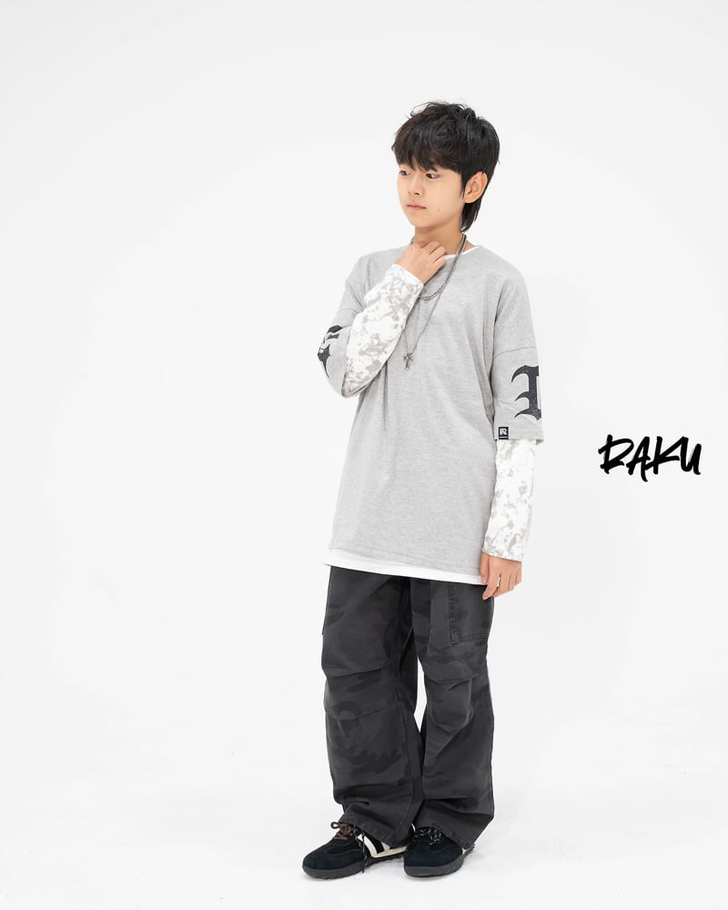 Raku - Korean Children Fashion - #kidzfashiontrend - Letter Tee - 11
