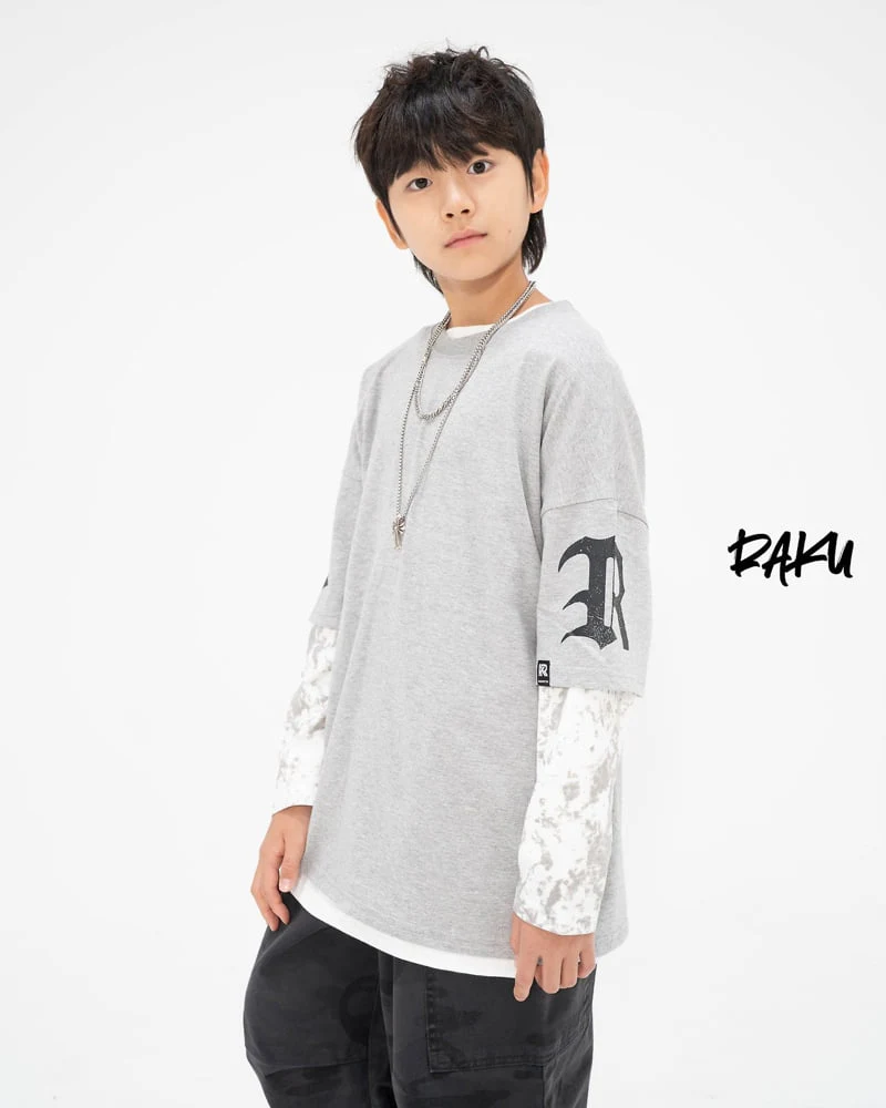 Raku - Korean Women Fashion - #shopsmall - Letter Tee - 10