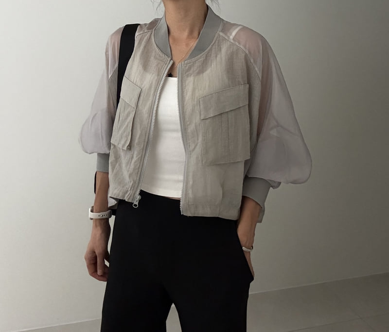 Ripple - Korean Women Fashion - #restrostyle - Hio Blouson - 3