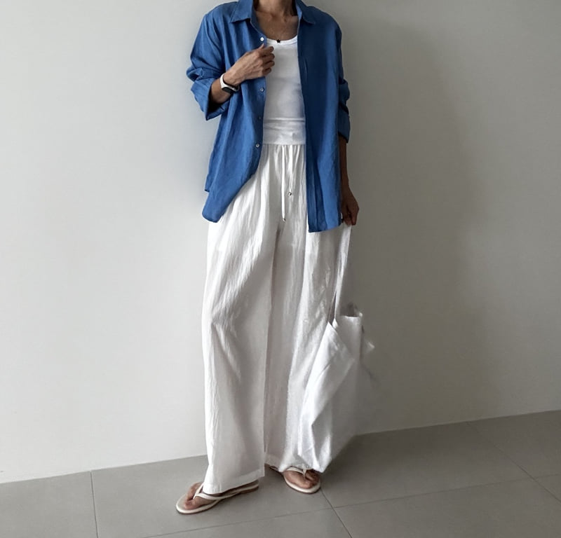 Ripple - Korean Women Fashion - #romanticstyle - Fluid Pants - 11