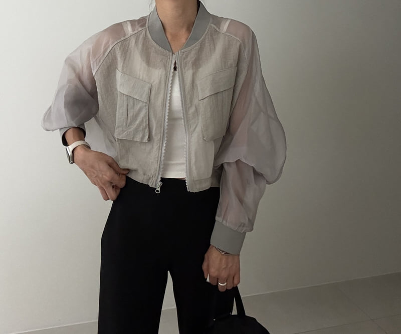 Ripple - Korean Women Fashion - #restrostyle - Hio Blouson - 4