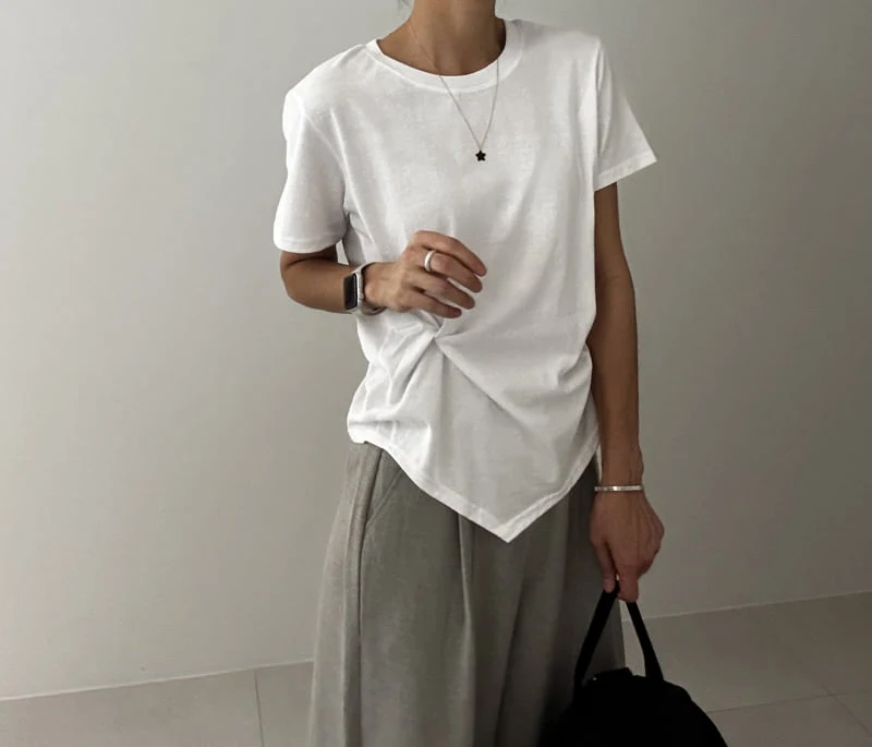 Ripple - Korean Women Fashion - #shopsmall - Mud Tee - 10