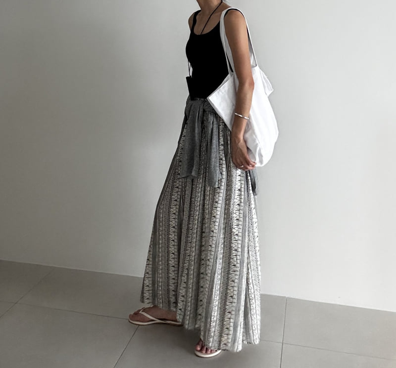 Ripple - Korean Women Fashion - #romanticstyle - Smocked Skirt - 4