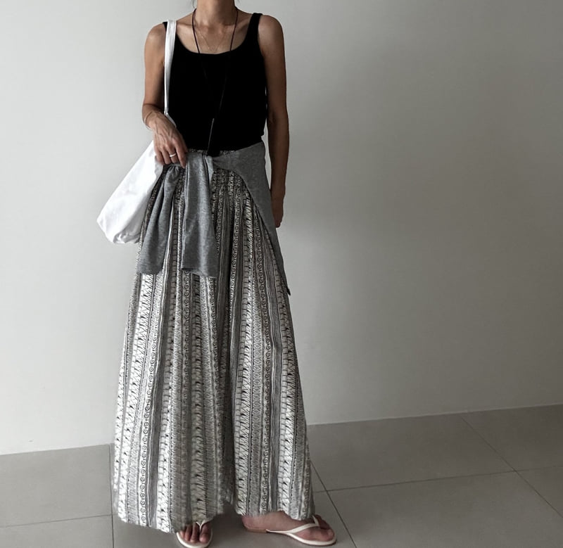 Ripple - Korean Women Fashion - #thatsdarling - Smocked Skirt - 5