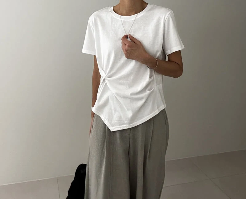 Ripple - Korean Women Fashion - #thelittlethings - Mud Tee - 12
