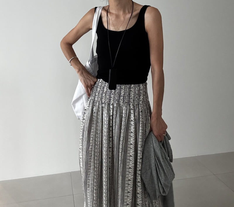 Ripple - Korean Women Fashion - #thelittlethings - Smocked Skirt - 6