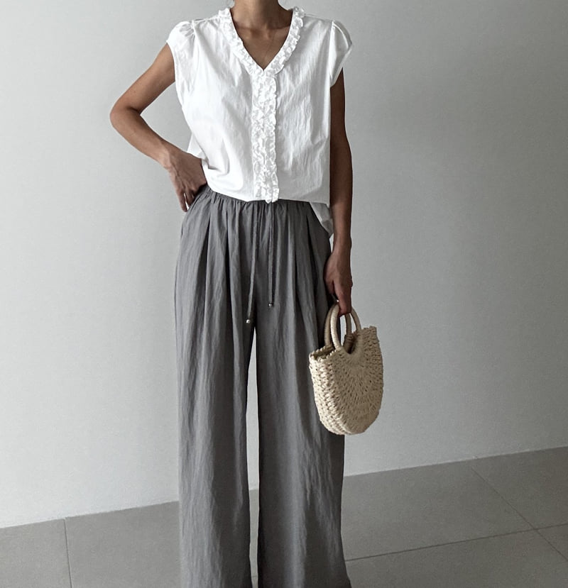 Ripple - Korean Women Fashion - #womensfashion - Fluid Pants - 6