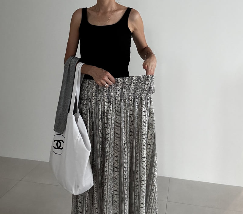 Ripple - Korean Women Fashion - #womensfashion - Smocked Skirt - 10
