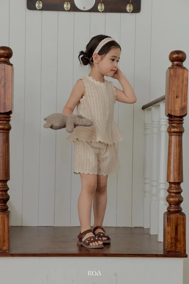 Roa - Korean Children Fashion - #Kfashion4kids - Moen Set - 5