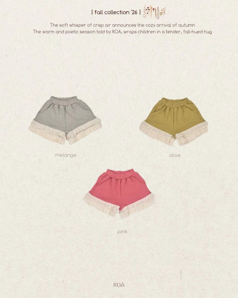 Roa - Korean Children Fashion - #childofig - More Frill Pants