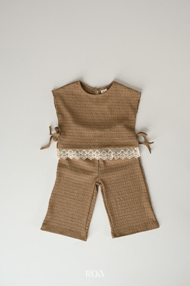 Roa - Korean Children Fashion - #designkidswear - Crinkle Set - 2