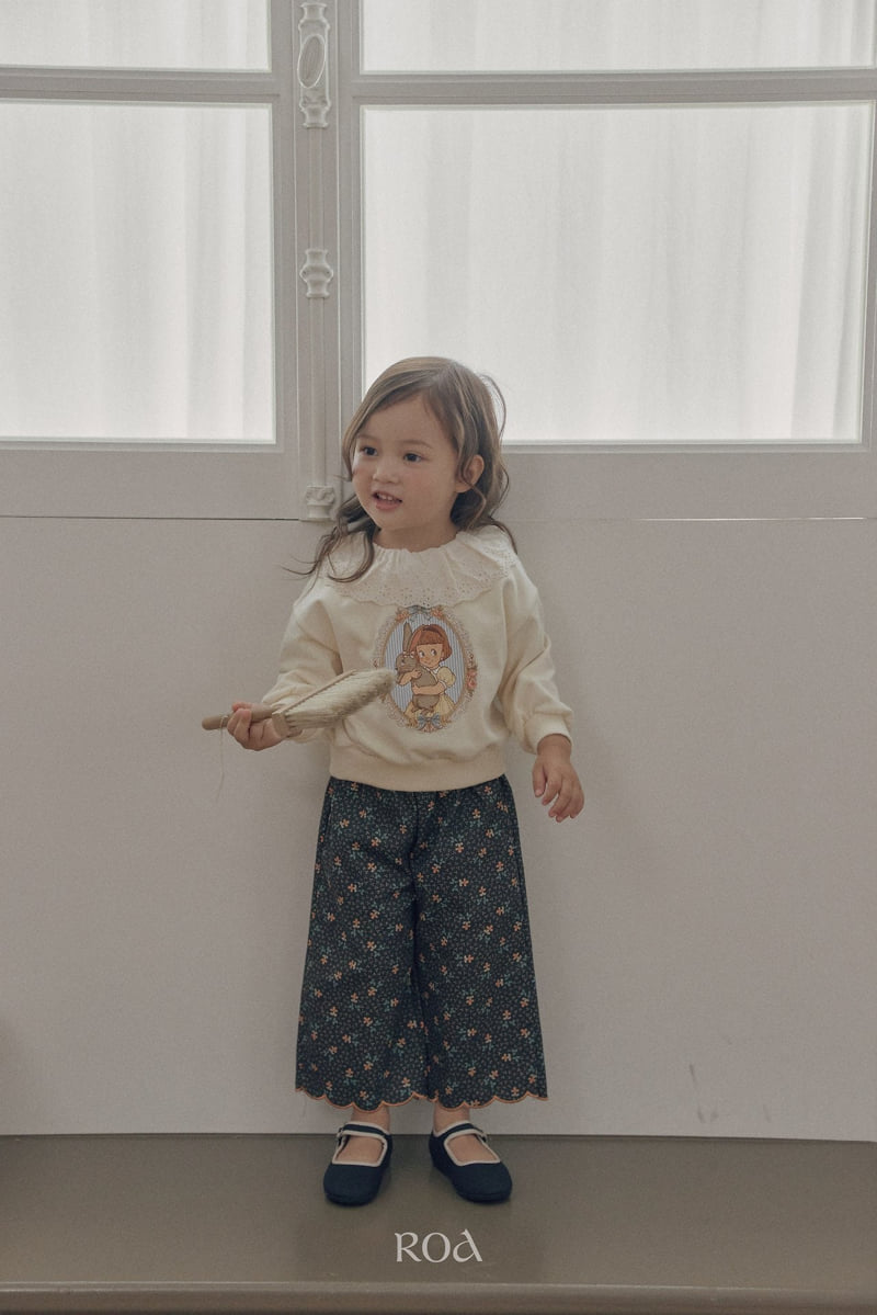Roa - Korean Children Fashion - #kidsshorts - Frill Sweatshirt - 2