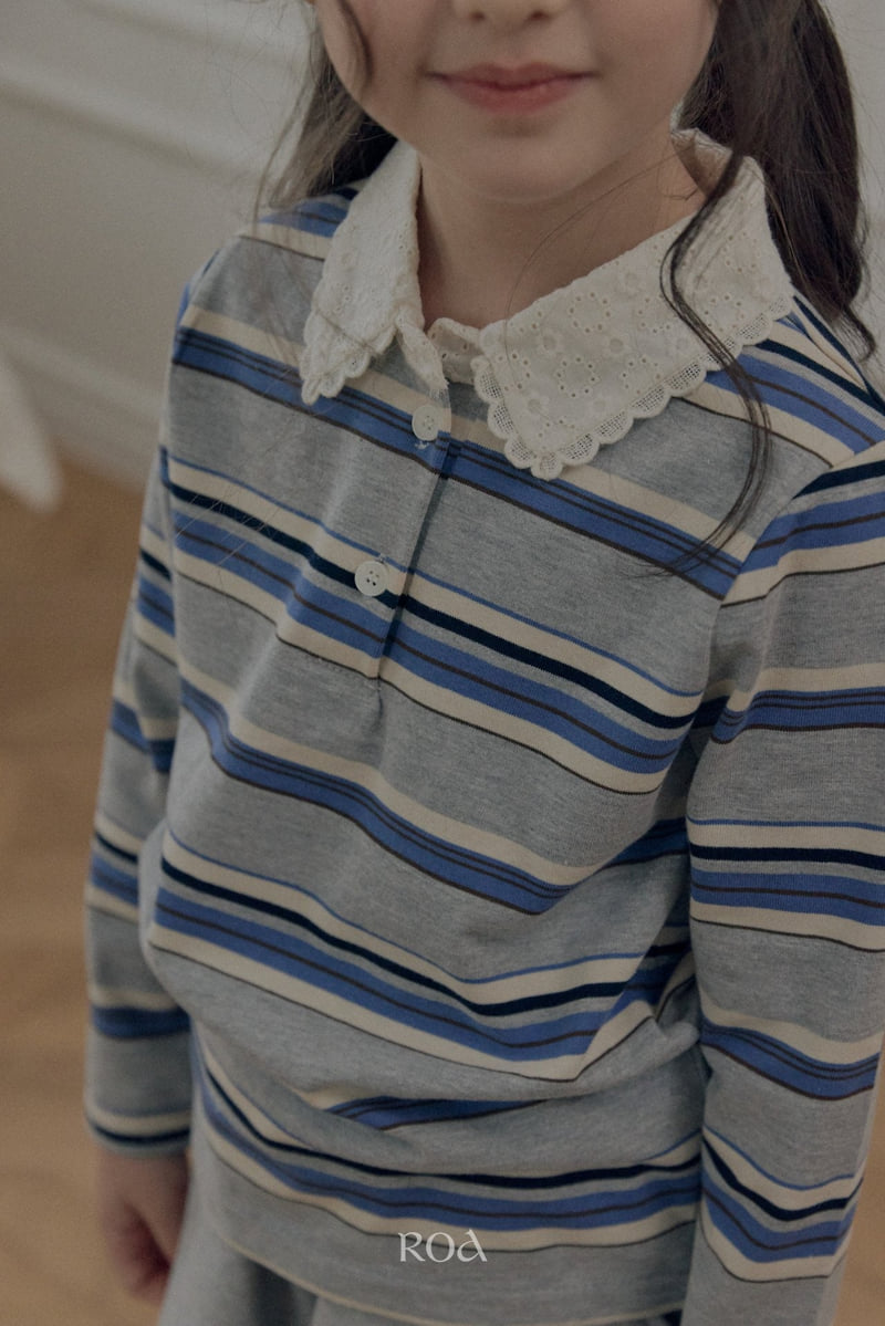 Roa - Korean Children Fashion - #kidzfashiontrend - La Vie En Collar Tee - 3
