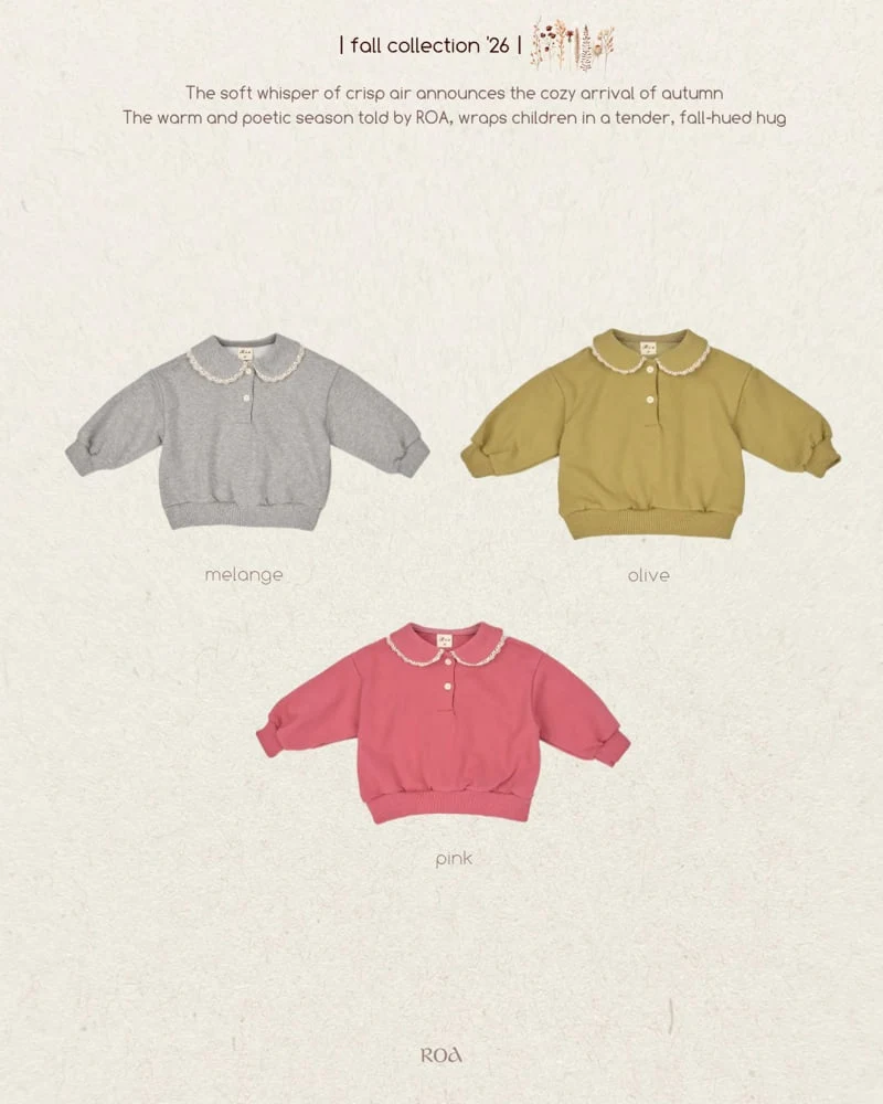 Roa - Korean Children Fashion - #magicofchildhood - Pudding Sweatshirt