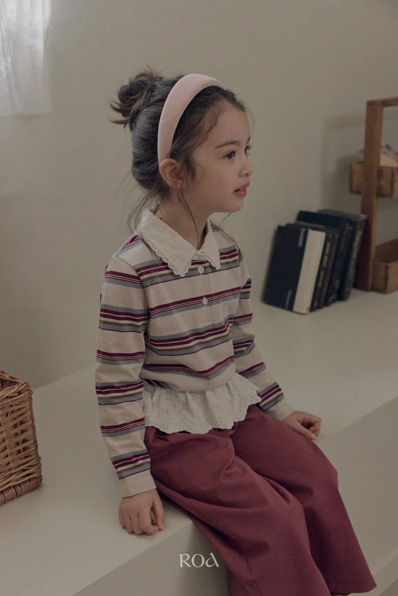 Roa - Korean Children Fashion - #magicofchildhood - La Vie En Collar Tee - 6