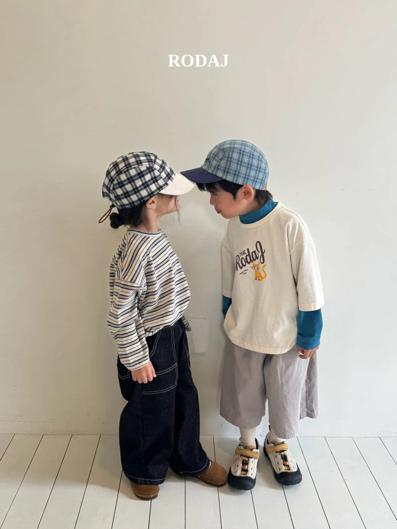Roda J - Korean Children Fashion - #fashionkids - Pig Line Tee - 4