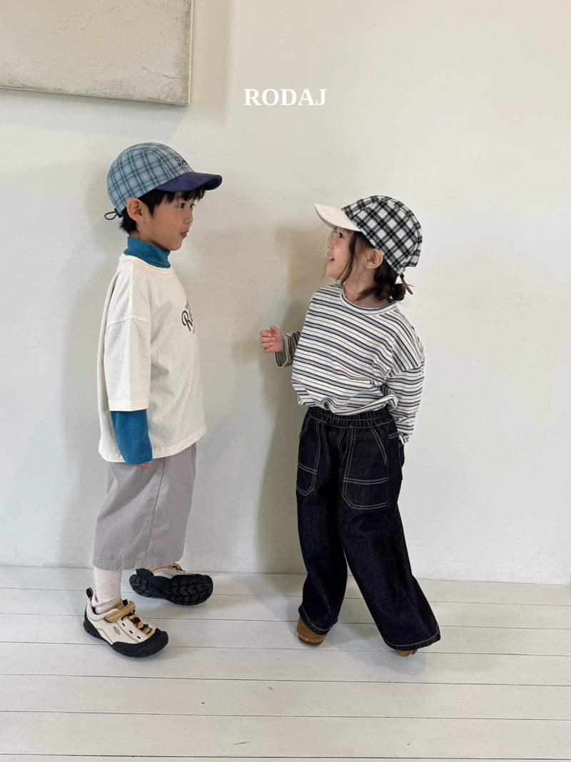 Roda J - Korean Children Fashion - #kidsshorts - Cheese Cat Tee - 9
