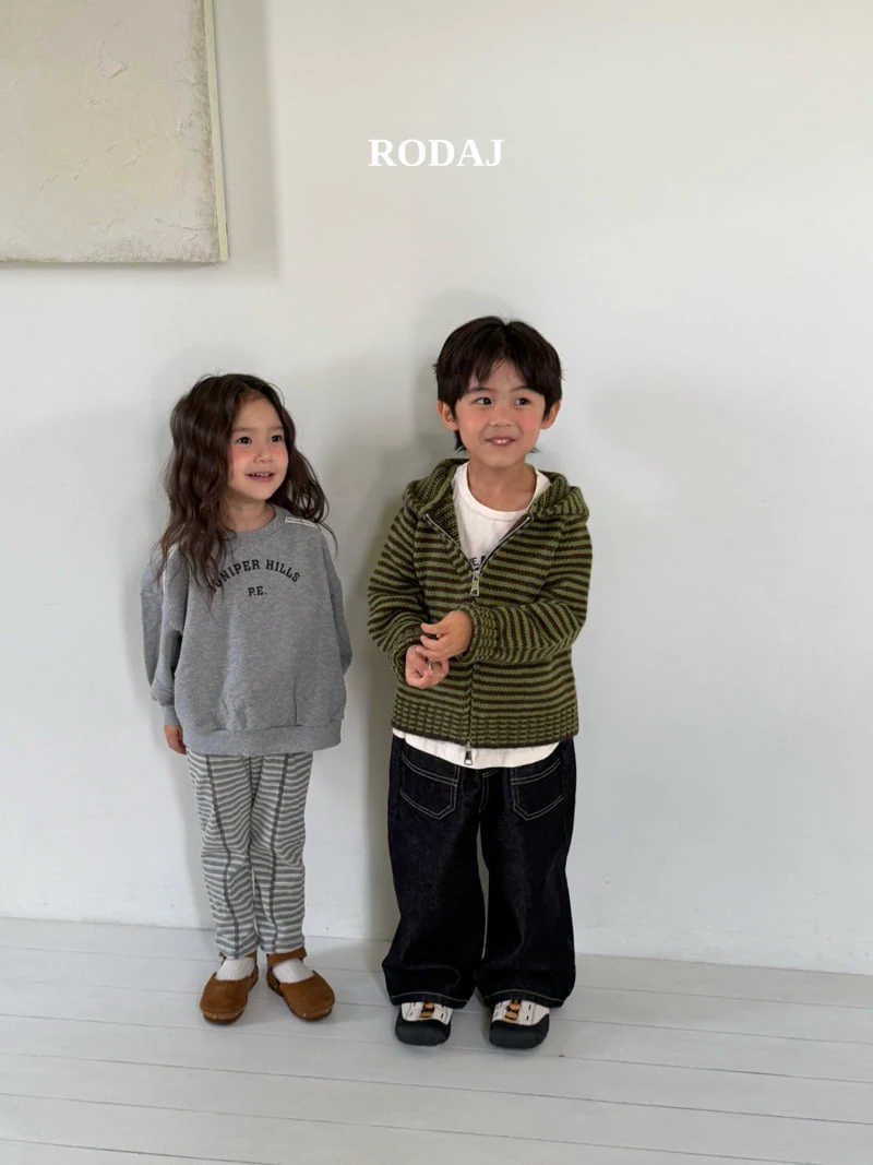 Roda J - Korean Children Fashion - #minifashionista - Rhythm Hooded Knit - 6