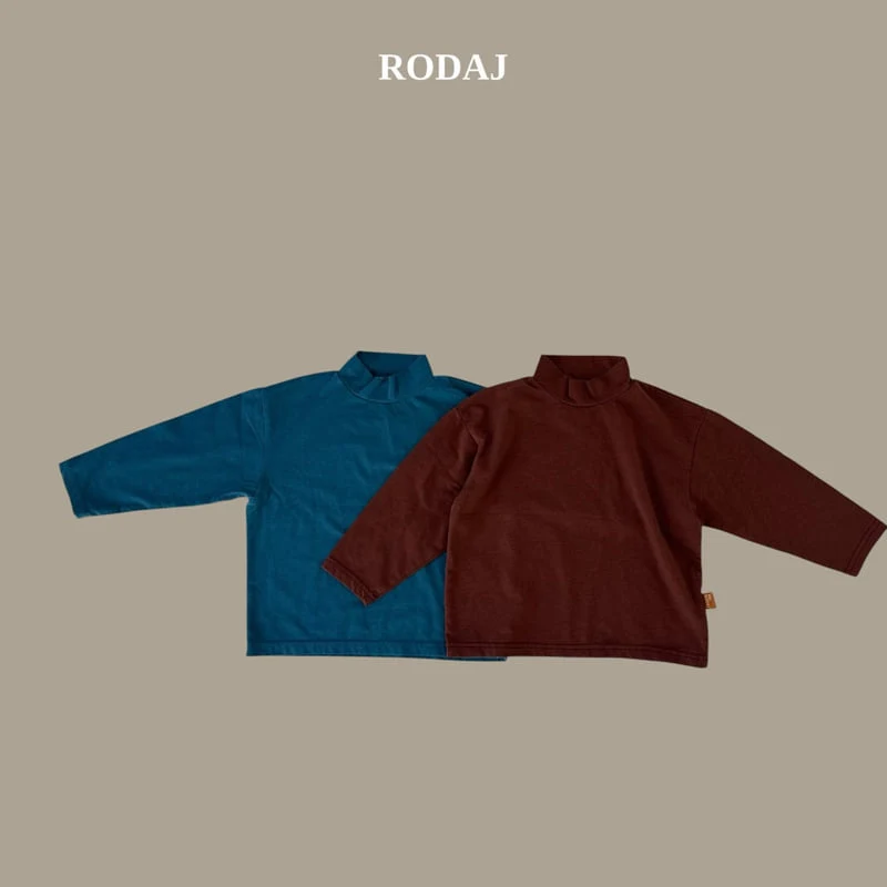 Roda J - Korean Children Fashion - #prettylittlegirls - Core Mock Neck Tee