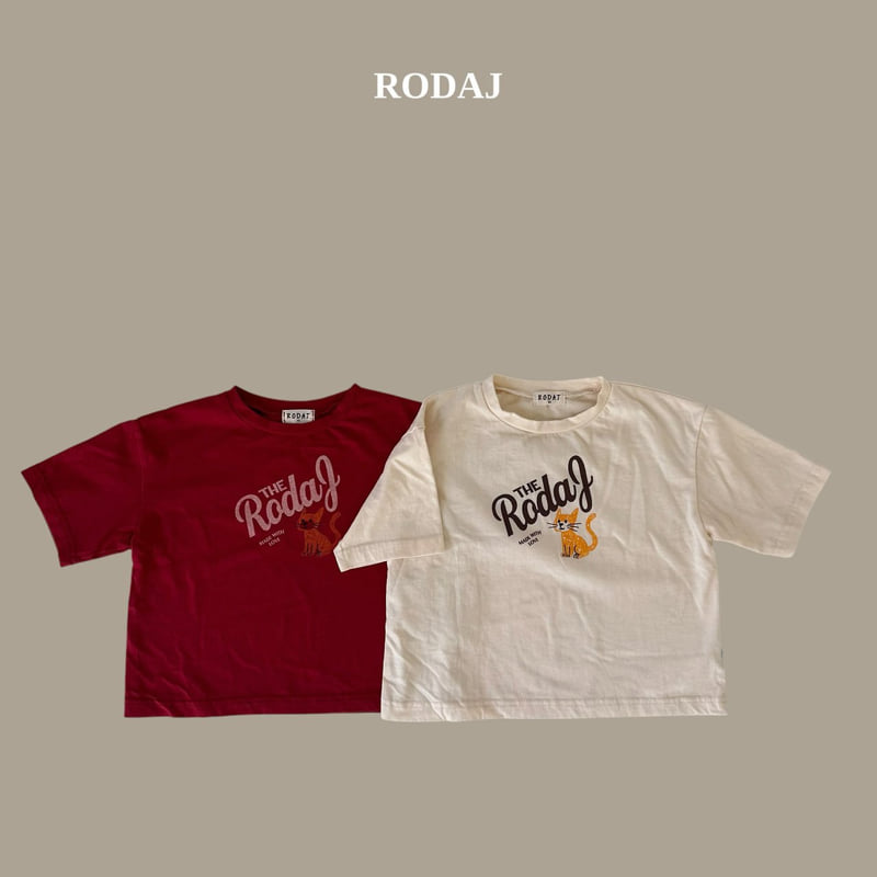 Roda J - Korean Children Fashion - #todddlerfashion - Cheese Cat Tee