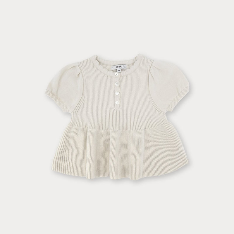 Soye - Korean Baby Fashion - #babylifestyle - Bebe Lulu Shirring Knit