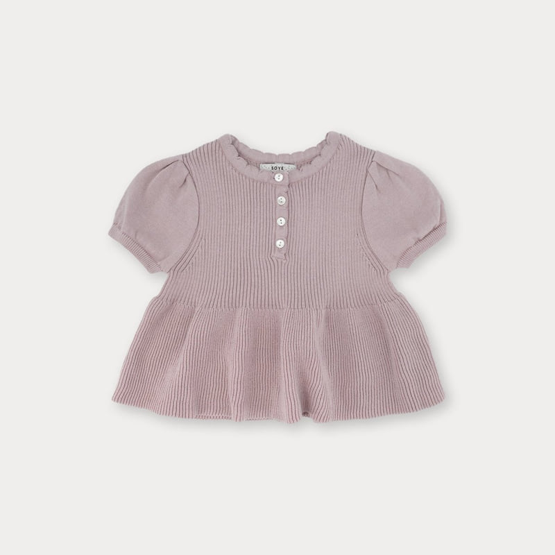 Soye - Korean Baby Fashion - #babyoninstagram - Bebe Lulu Shirring Knit - 2