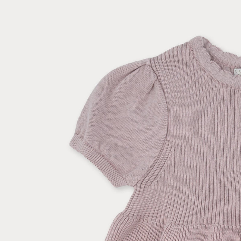 Soye - Korean Baby Fashion - #babyootd - Bebe Lulu Shirring Knit - 4