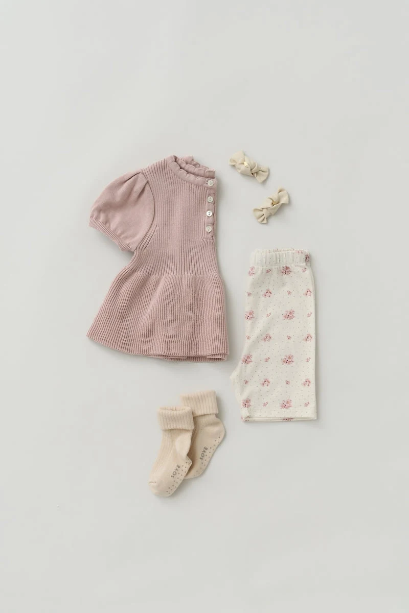 Soye - Korean Baby Fashion - #babywear - Bebe Pansy Leggings - 5