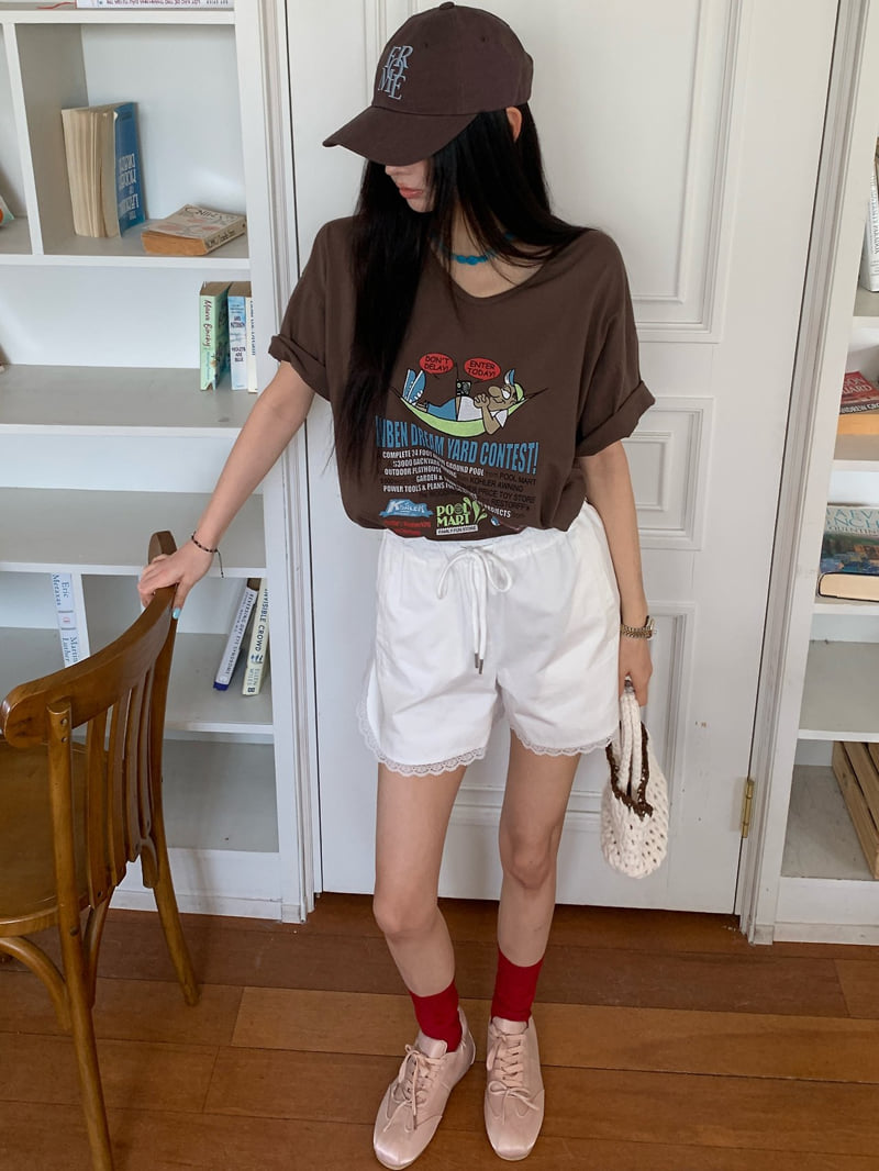 Tarabymotion - Korean Women Fashion - #momslook - Hammock Tee - 3