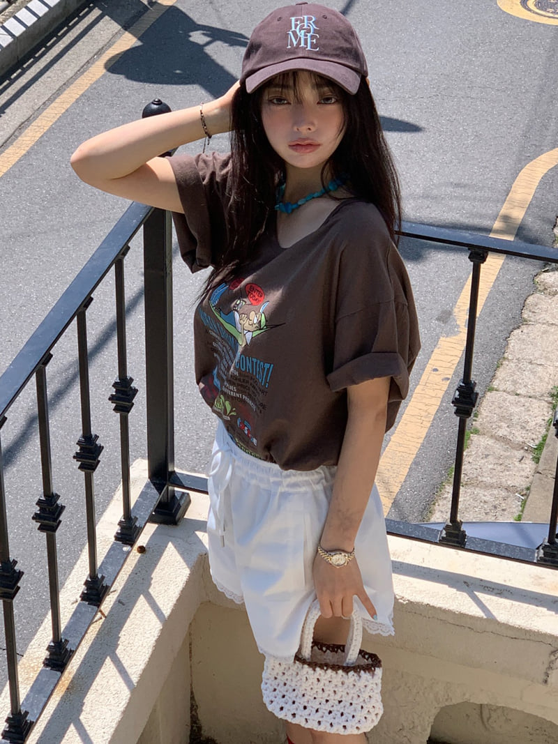 Tarabymotion - Korean Women Fashion - #momslook - Hammock Tee - 5